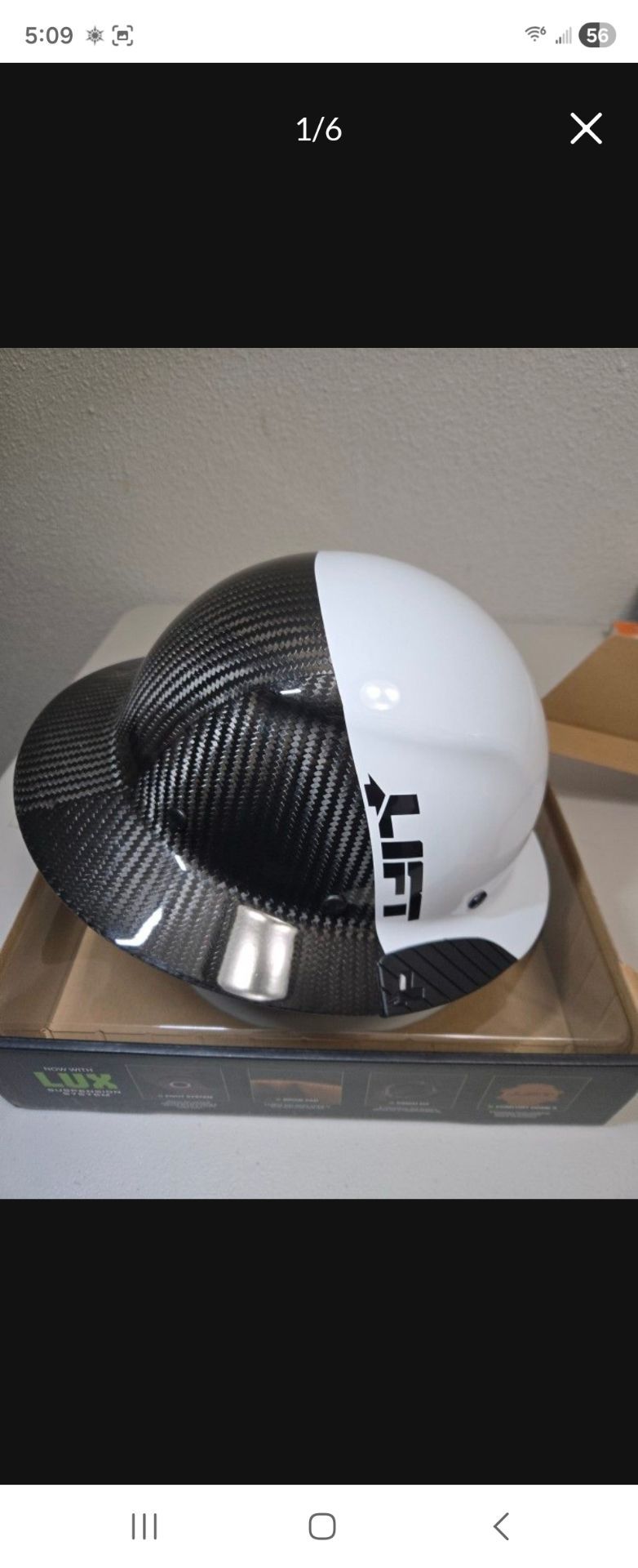 Lift Hard Hat Helmet Full Brim