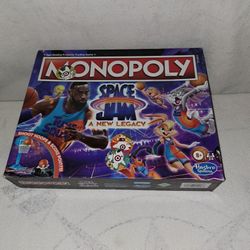 Monopoly Space Jam A New Legacy Edition Board Game (Is Complete Nothing Missing)