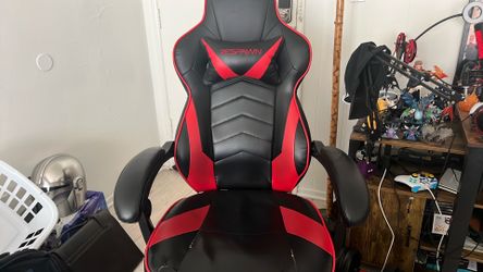 Respawn red and black gaming chair