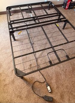 Full-size bed (base and mattress)