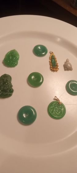 Jade...charms And Pendants For Neclace.