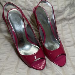 Jessica Simpson Hot Pink Pumps