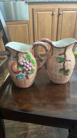Glass vase decorations