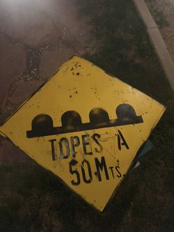 Vintage Mexico Street Sign