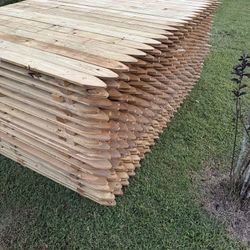 Fence Panels, 6’x8’-4” Stockade Style. (15)Available,  $45 Each Panel. 7/27/26