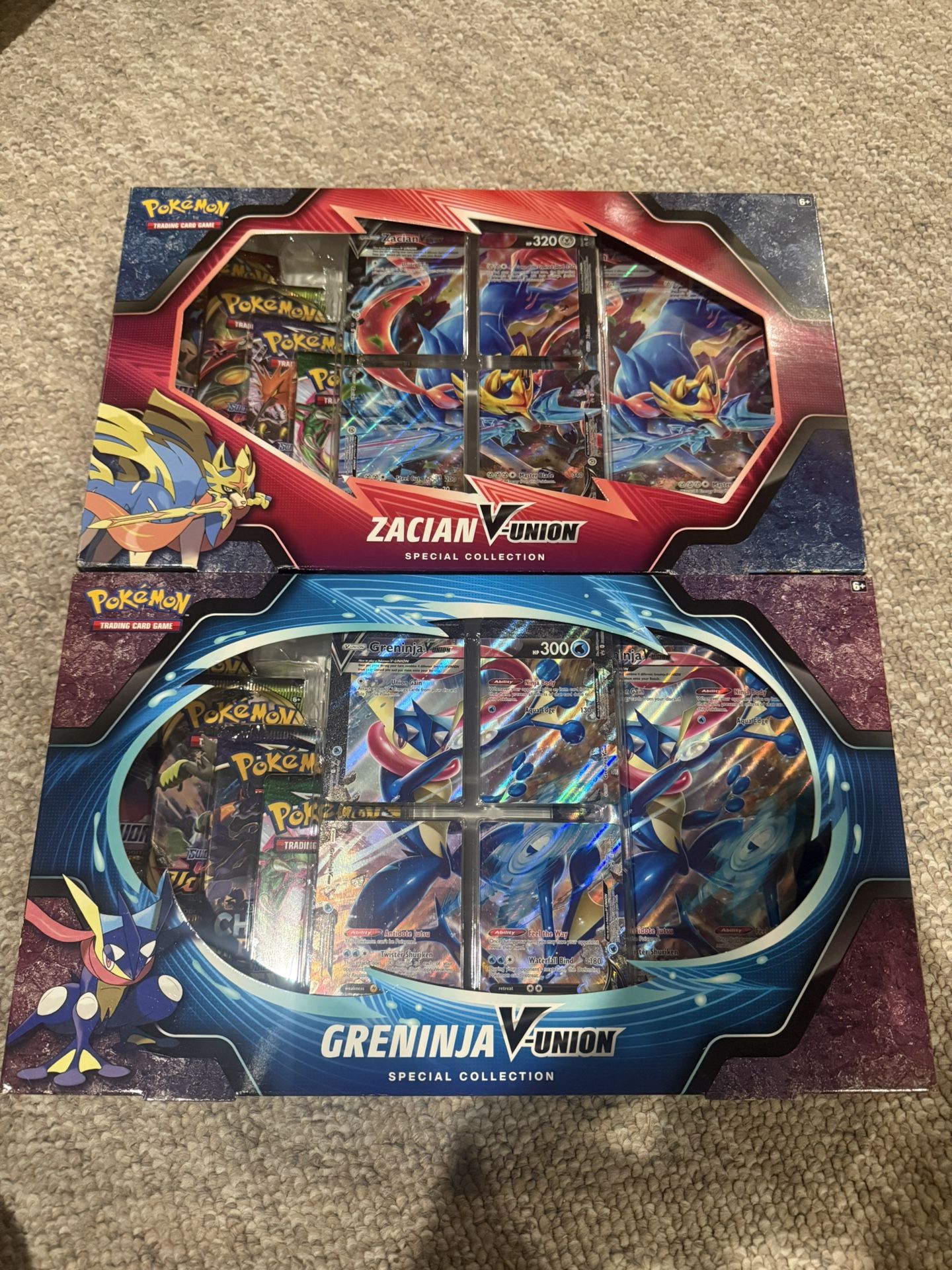 Pokemon Zacian V-Union & Greninja V-Union Special Collections NEW Sealed SELL/TRADE