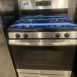 GE Use Gas Stove Stainless Steel Working Perfectly 4 Months Warranty 