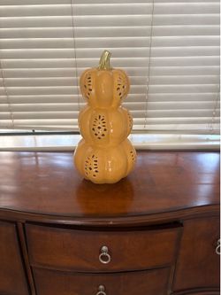 Ceramic light up Pumkin