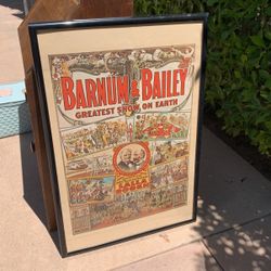 Original Vintage, Barnum And Bailey Poster