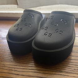 Gucci Platform Slides 