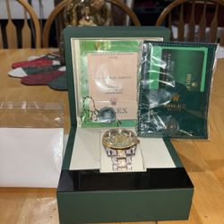 ICED OUT MOISSANITE ROLEX WATCH