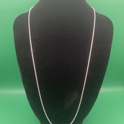 Silver Twisted Necklace 