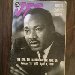 Jet 1968 Vintage Mr Luther King Magazine