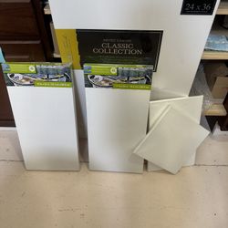 Artist Painting Canvas Set Of 5 