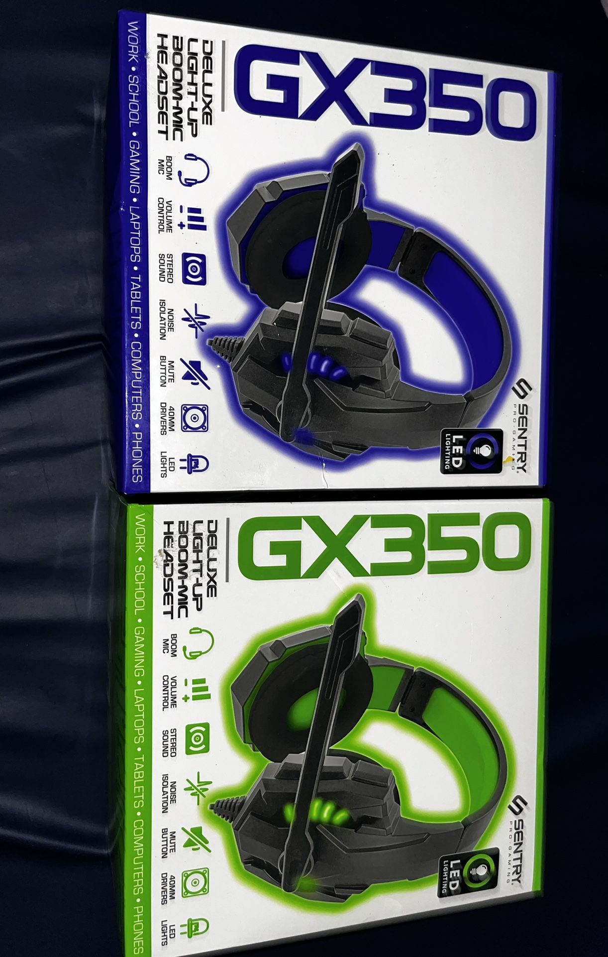 Wired Headphones With Mic Light Up