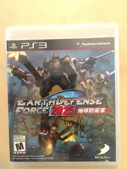 Sony PlayStation ps3 earth defense force 2025