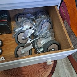 Set Of 8 Tall Caster Wheels For Office Chair