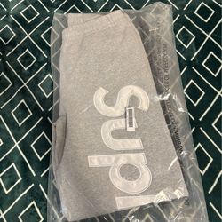 supreme satin appliqué sweatpant