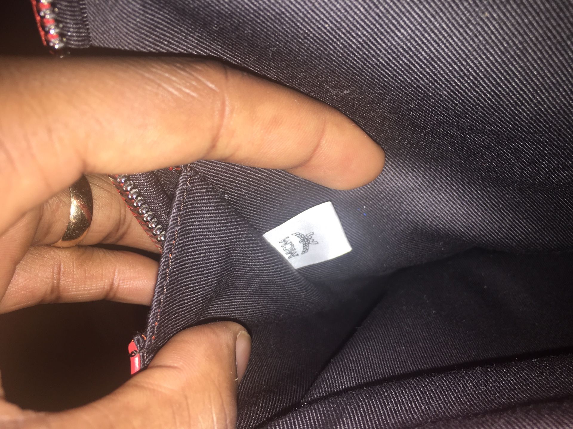 Small mcm reflective bag