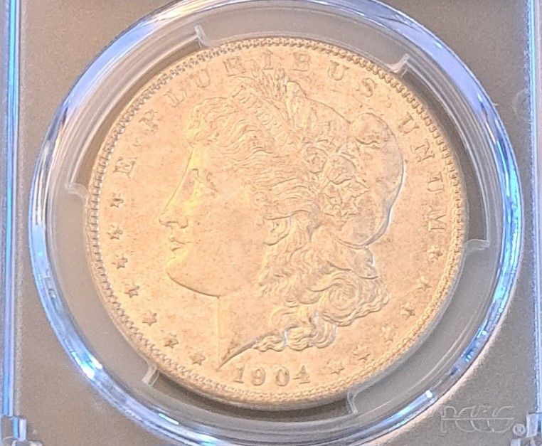 1904 Morgan Silver Dollar PCGS MS-62 Certified and Graded