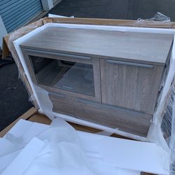 BRAND NEW UNIQUE FURNITURE 2 DRAWER PRINTER CABINET, GREY (retail Price $1000 Plus)