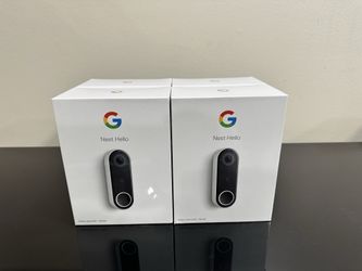 Google Nest Hello Door  Bell Wired doorbell $100 Each