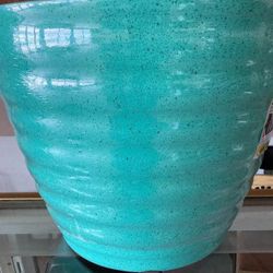 Teal Planter Bucket 