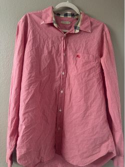 Men Burberry Brit button shirt