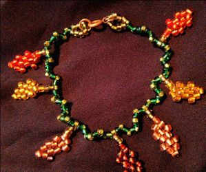 Beautiful beaded multi color bracelet