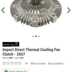 Import Direct Thermal Cooling Fan Clutch 2667