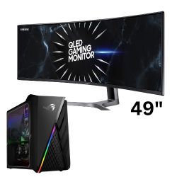 Ultimate Gaming & Workstation Setup — Ryzen 7 5800X | RTX 3080 | 128GB RAM + Samsung 49” Monitor