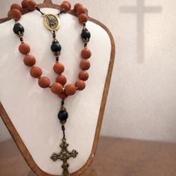 Red Jasper & Onyx Rosary
