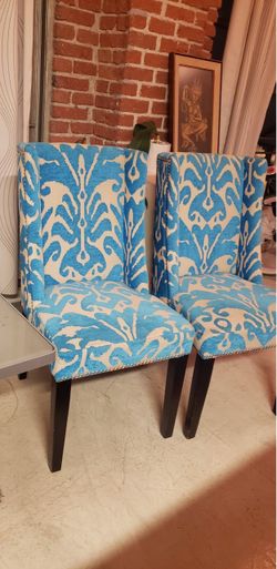 Pair of Upholstered Dining Chairs