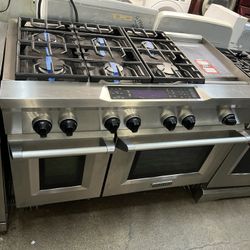 Kitchenaid 48” Dual Fuel Gas Range