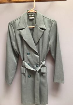 Gray unlined light jacket