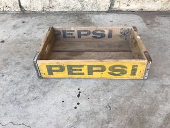 Vintage Pepsi soda Crate