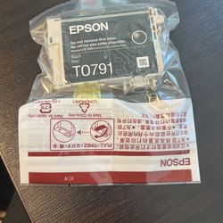 Epson ink cartridge T0791 New Sealed