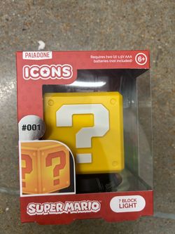 Super Mario Question Block Icons Light