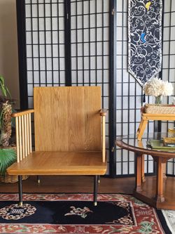 Custom MCM Murphy Style Spindle Armchair