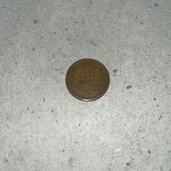 Japanese 10 Yen Coins