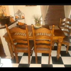 Wood oak Dining Table