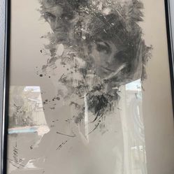 Alan Murray Charcoal Painting