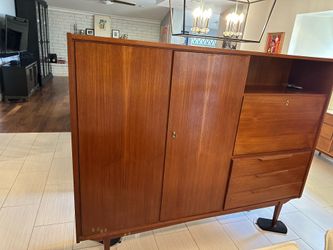 Danish modern teak buffet