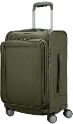 Samsonite Lineate Softside Expandable Luggage with Spinner Wheels, Carry-on, Cedar Green