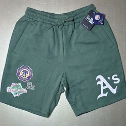 New Oakland Athletics A's Historical Champions Shorts 1 of Each Size (M) & (XL) (3XL)