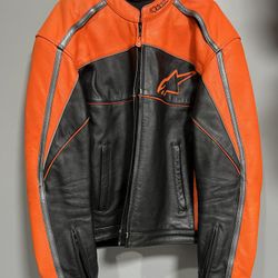 Mens Alpinestar Leather Jacket 