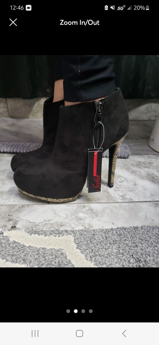Black Suede Booties