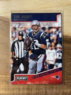 Tom Brady 2018 Panini Playoff Football No. 125
