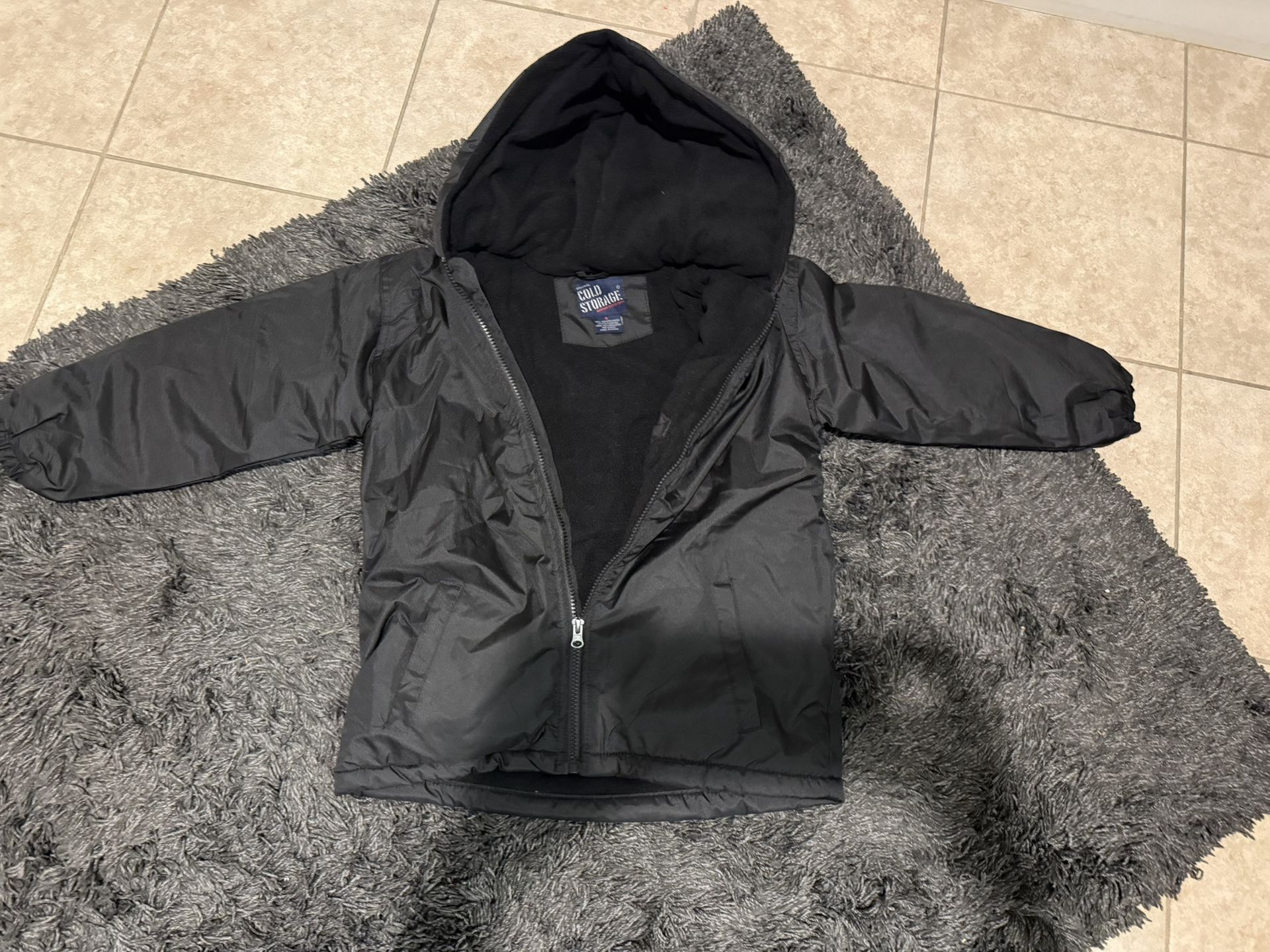 Brand new kids medium winter jacket, inside fleece for extra warmth 
