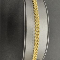 18K Cuban Men’s Bracelet 